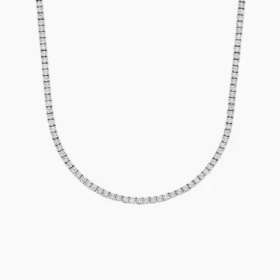 Petite Diamond Tennis Necklace