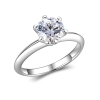 Classic Six-Prong Solitaire Ring 