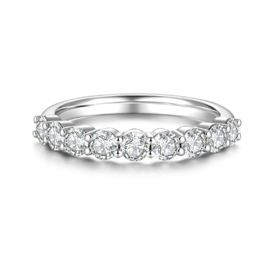 Platinum Diamond Line Band