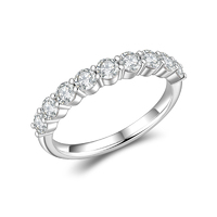 Platinum Diamond Line Band
