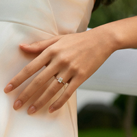 Emerald Cut Diamond Ring  | Four-Prong Setting