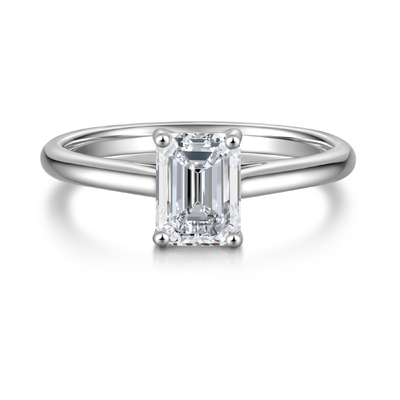 Emerald Cut Diamond Ring