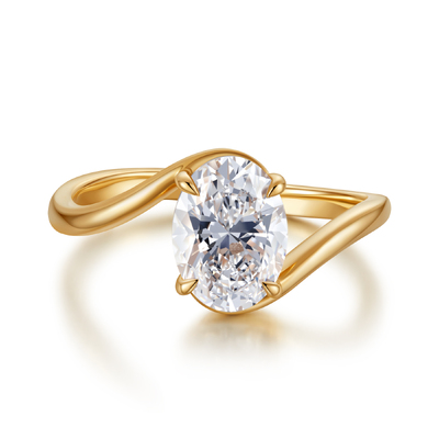 Modern Twisted Shank Ring